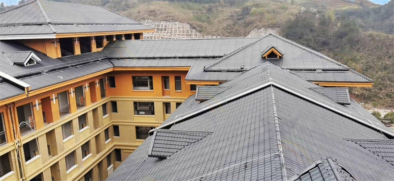 树脂瓦:解决屋面漏水的理想选择